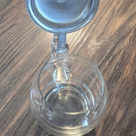 Vintage REIN-ZINN (Made in Germany) Crystal & Pewter Beer Stein - Picture 10 of 12